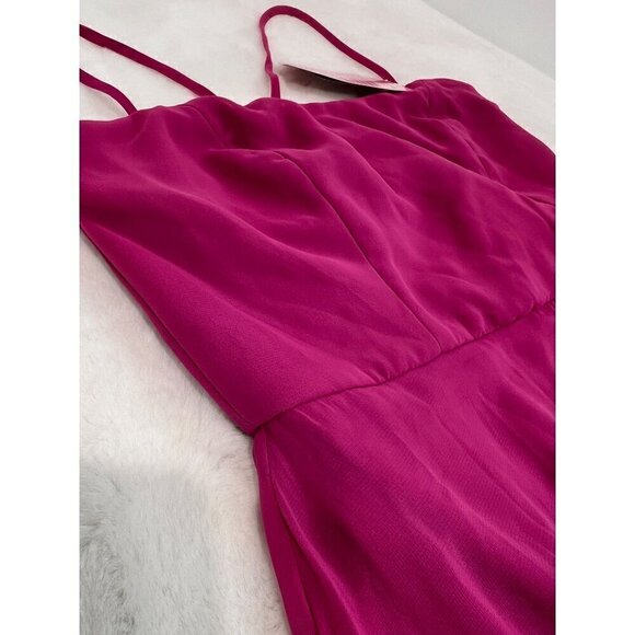 New AFTER SIX Size 2-R SCOOP NECK CONVERTIBLE TIE-STRAP MAXI DRESS W/FRONT SLIT - Picture 10 of 13